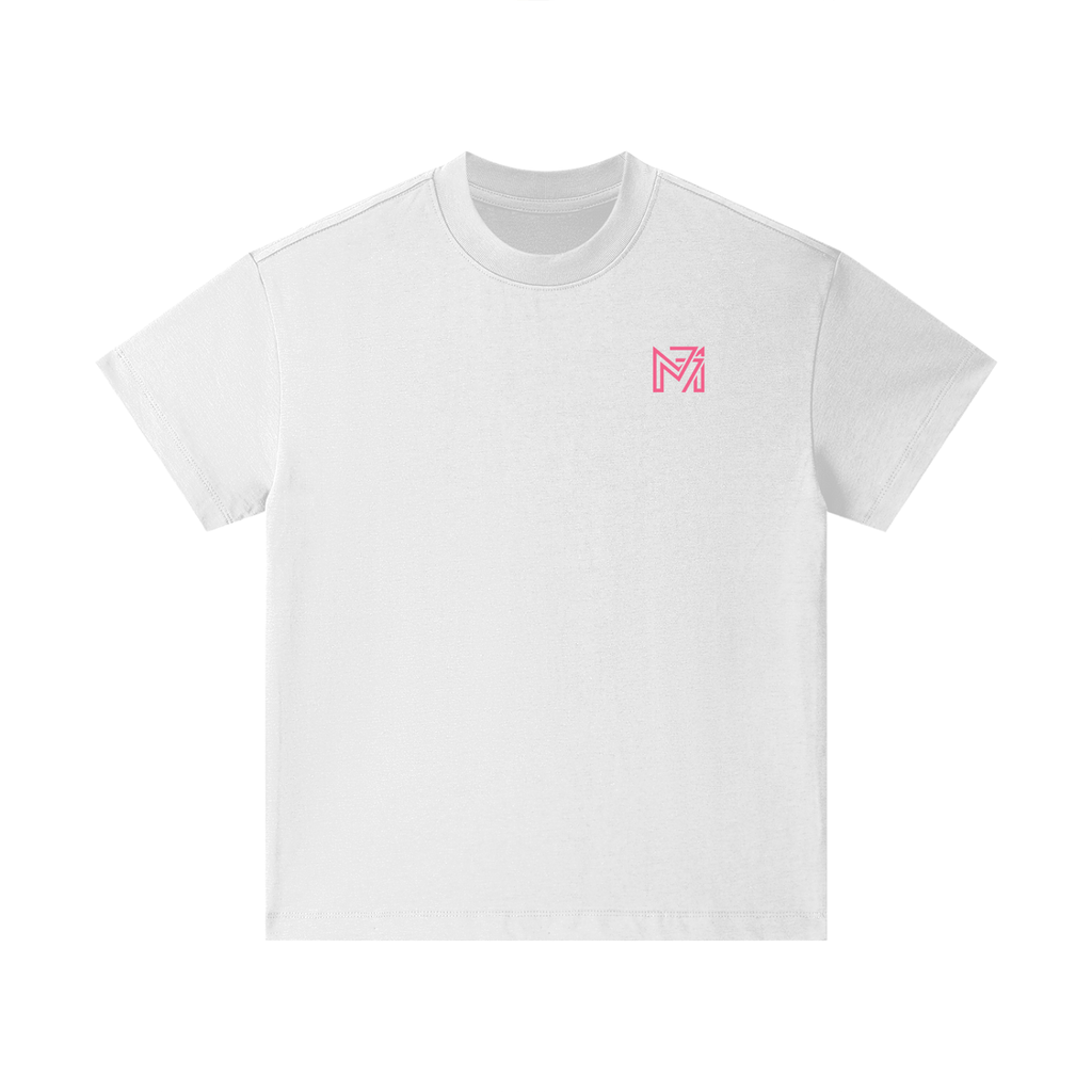 M77 girls classic hot pink logo tee