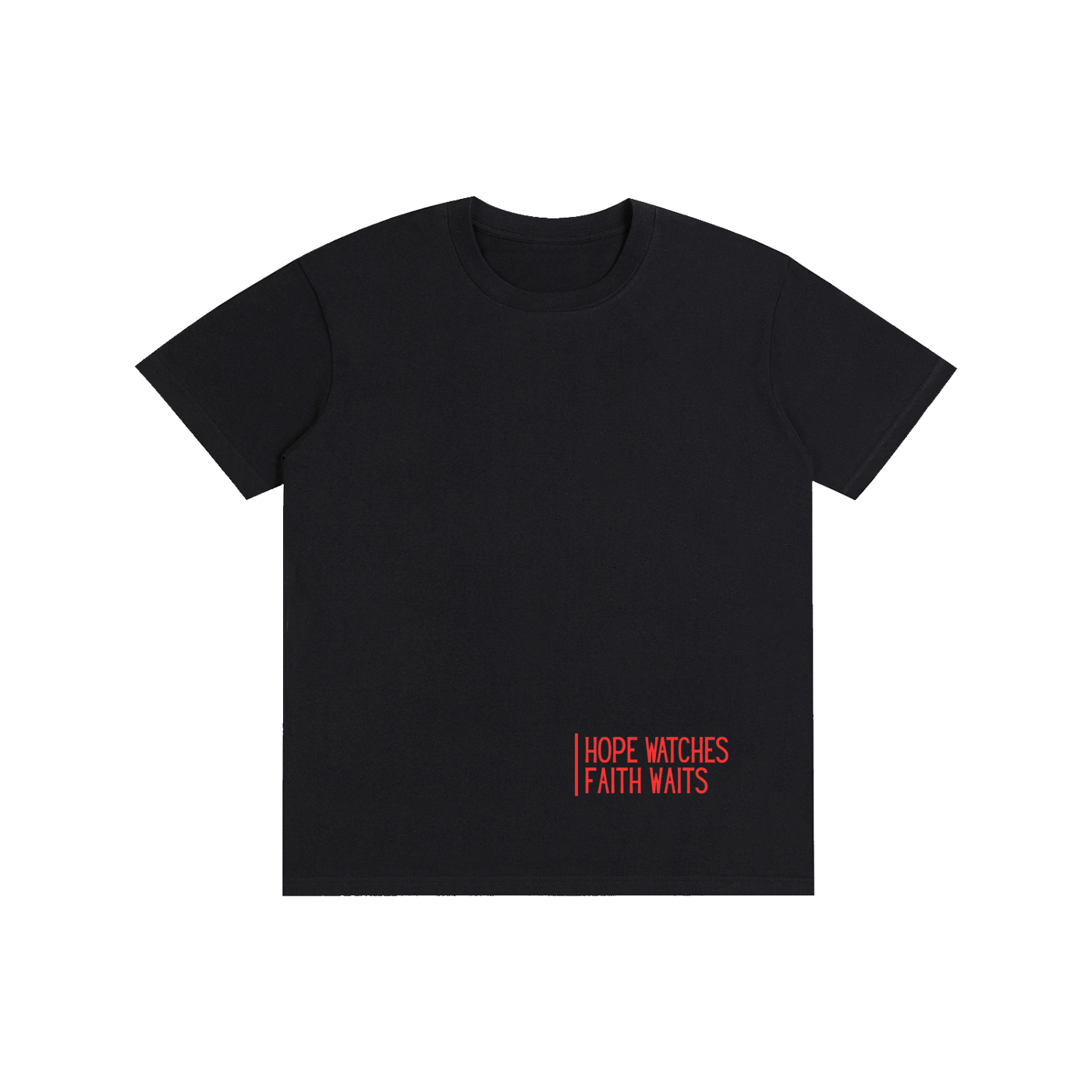 M77 Blank Hope Watches Faith Waits Tee
