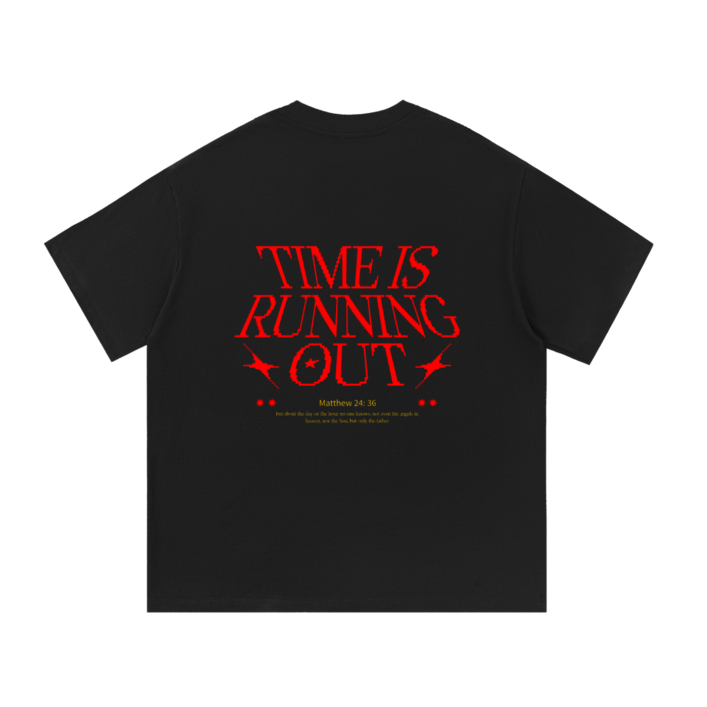 "Time Is Running Out" Oversized Tee