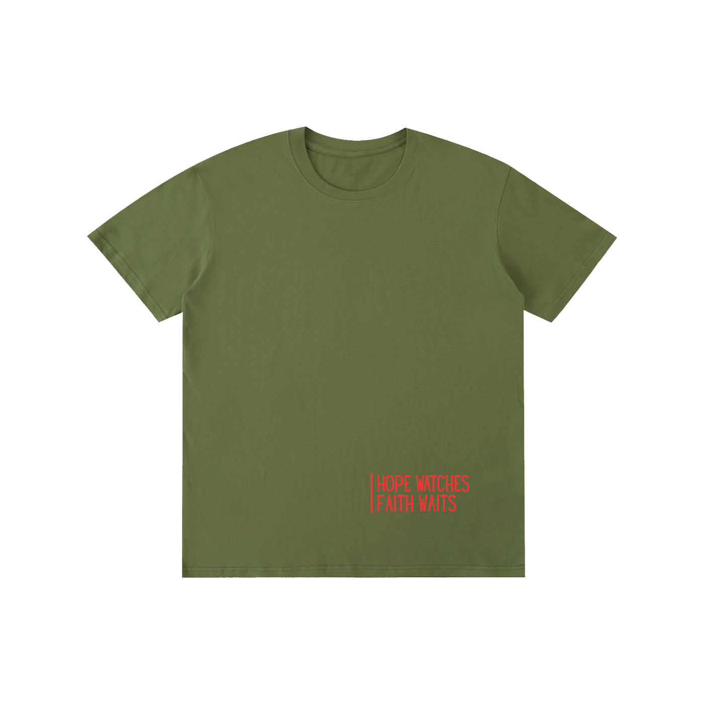 M77 Blank Hope Watches Faith Waits Tee