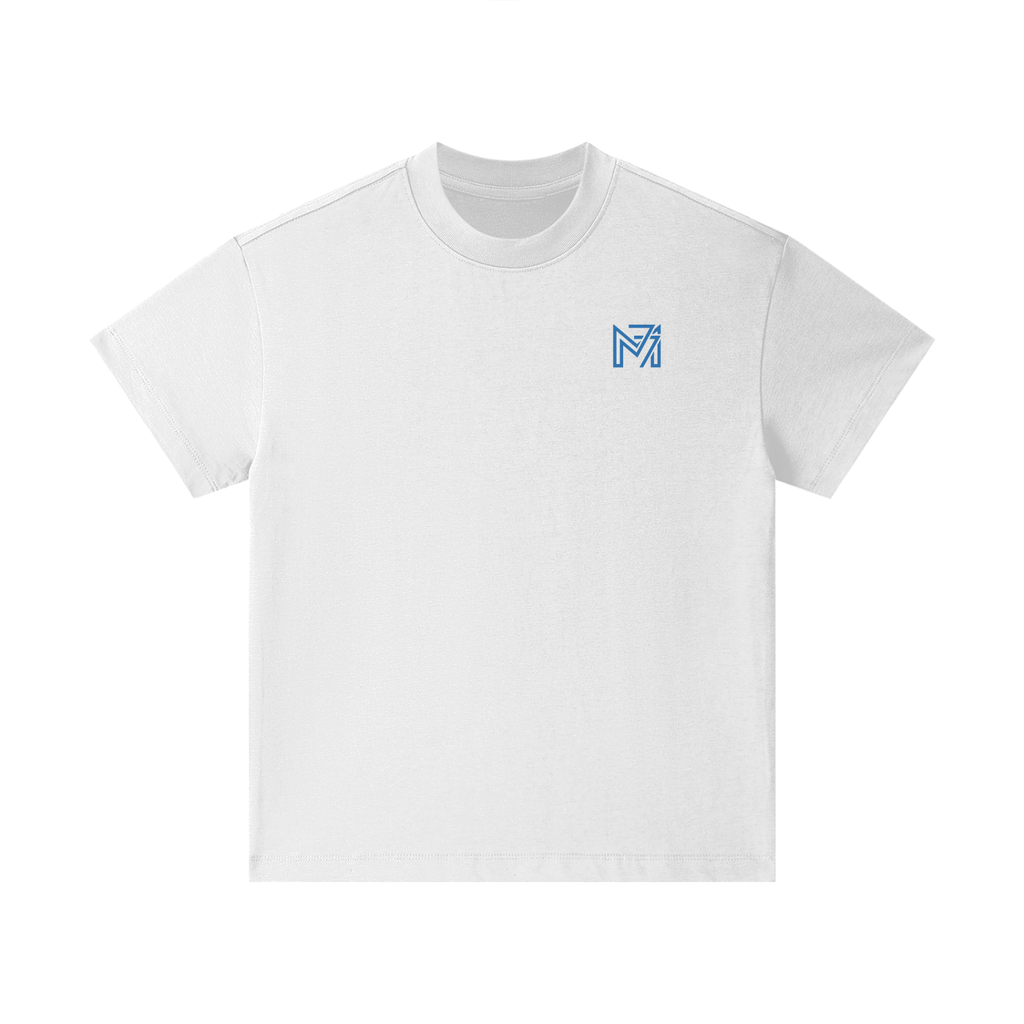M77 boys classic blue logo tee