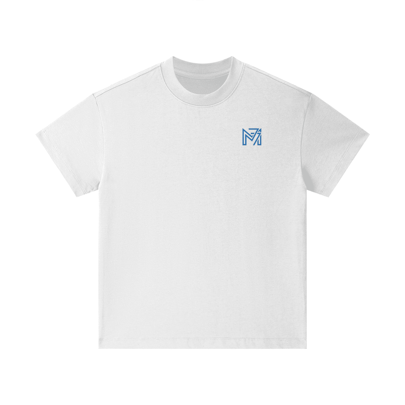 M77 boys classic blue logo tee
