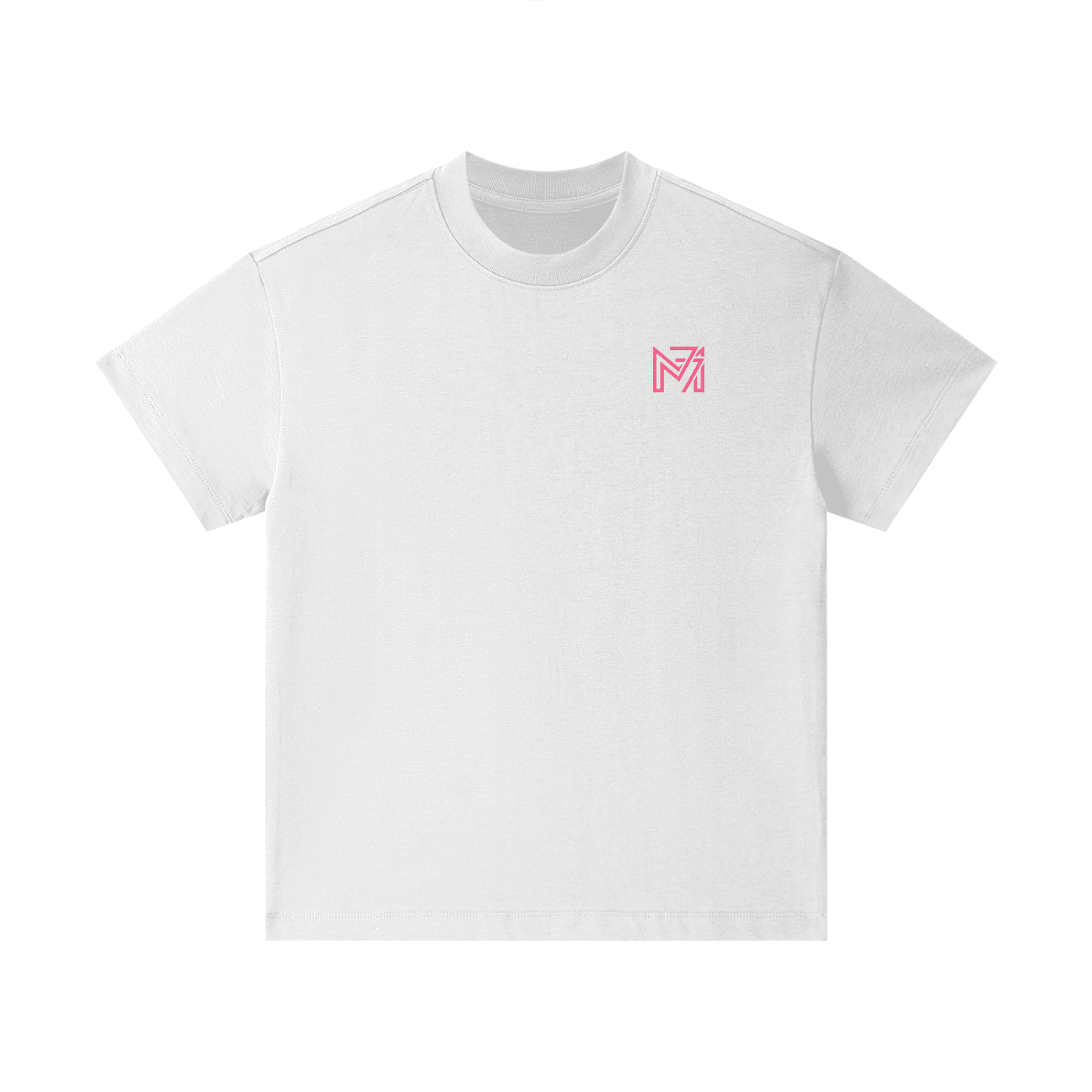 M77 girls classic hot pink logo tee