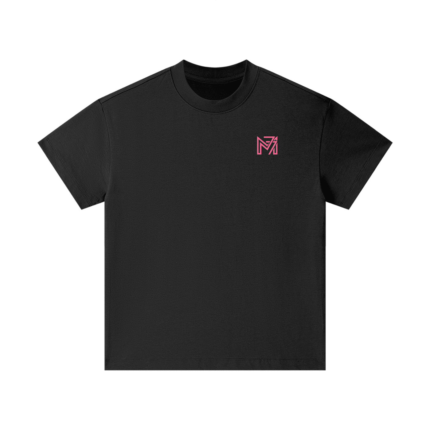 M77 girls classic hot pink logo tee